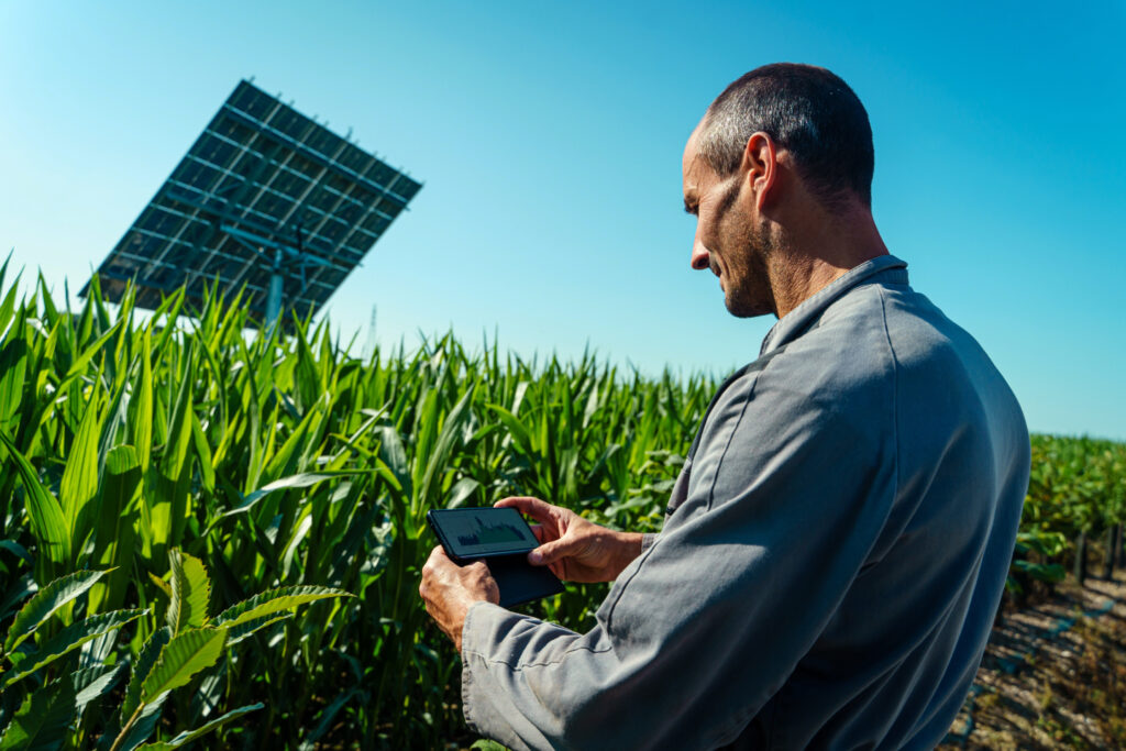 Tracker solaire agricole Okwind